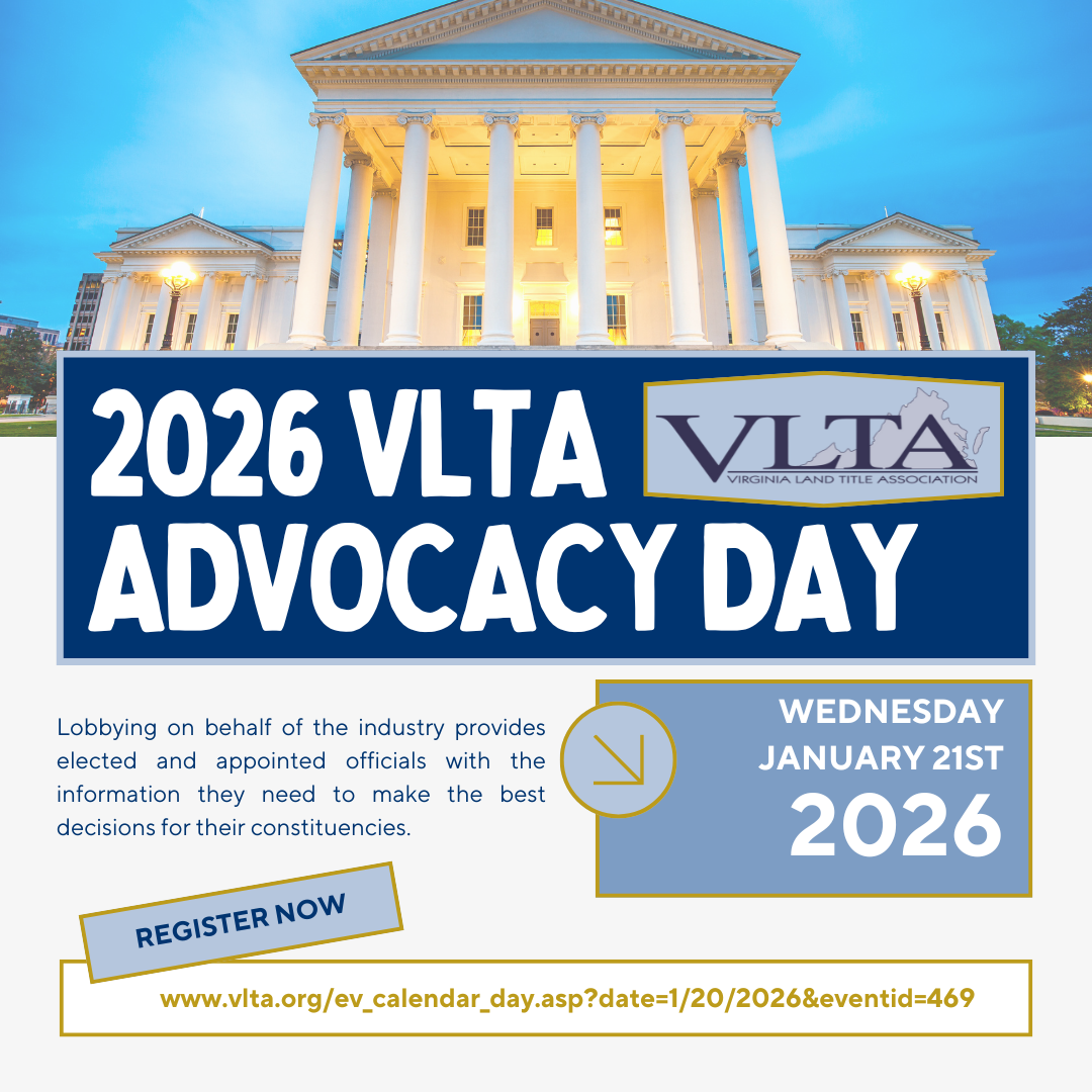 VLTA Advocacy Day will be held on January 21, 2026